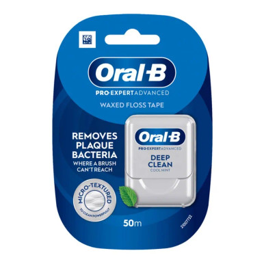 Oral B - Pro Expert Advanced Filo Interdentale Cerato Menta Fresca 50 Metri Confezione 1 Pezzo