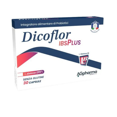 Dicoflor - IBSPlus Integratore con Probiotici Confezione 30 Capsule
