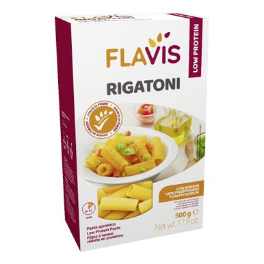 Flavis - Rigatoni Pasta Aproteica Confezione 500 Gr