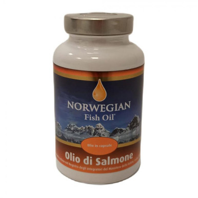 Norwegian - Fish Oil As Omega-3 Olio di Salmone Integratore Cuore e Mente Confezione 180 Capsule
