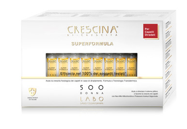Crescina - Superformula Ricrescita 500 Donna Confezione 40 Fiale