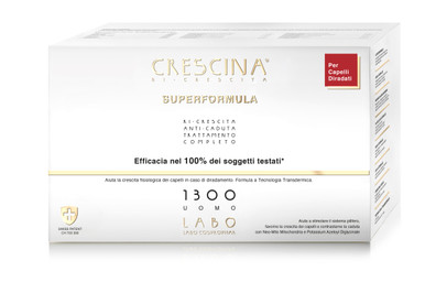 Crescina - Superformula Ricrescita 1300 Uomo Trattamento Completo 20+20 Fiale