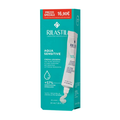 Rilastil - Aqua Sensitive Crema Leggera  Confezione 40 Ml PROMO