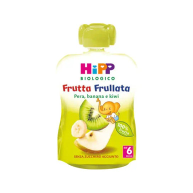 Hipp - Frutta Frullata Pera Banana e Kiwi Biologico Confezione 90 Gr