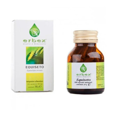 Erbex - Equiseto Integratore Diuretico Benessere Pelle Unghie Confezione 100 Compresse