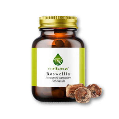 Erbex - Boswellia Integratore Funzionalità Articolare Confezione 100 Capsule