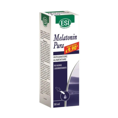 Esi - Melatonin Pura Integratore per Dormire Meglio Confezione 50 Ml