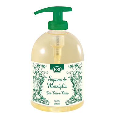 Esi - Sapone di Marsiglia Tea Tree & Timo Confezione 500 Ml