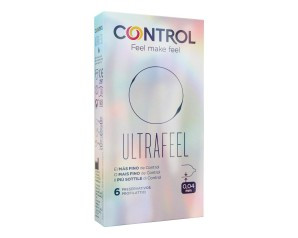Control - Ultrafeel Profilattici Sottili ad Alta Sensibilità Confezione 6 Pezzi