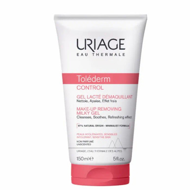 Uriage - Toléderm Control Gel Latte Struccante Pelli Sensibili Confezione 150 Ml