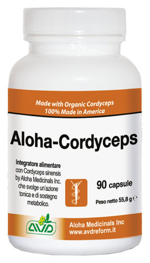Aloha - Cordyceps Integratore alimentare Confezione 90 Capsule