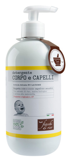 Fiocchi Di Riso - Detergente Corpo e Capelli per Bambini Confezione 400 Ml