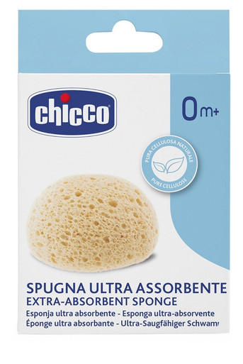 Chicco - Spugna Ultra Assorbente Delicata Confezione 1 Pezzo