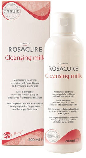 Synchroline - Rosacure Latte Detergente Lenitivo per Couperose 200 Ml