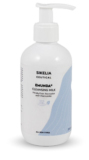Sikelia Ceutical - Emunda Cleansing Milk Latte Detergente Viso Occhi Labbra Confezione 200 Ml