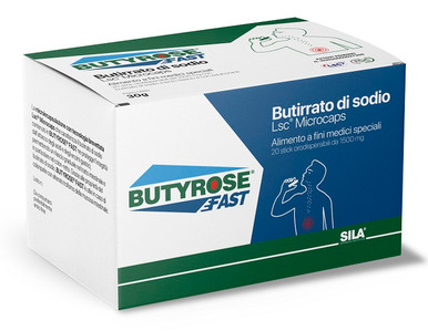 Sila - Butyrose Fast Alimento Per il Trattamento Dietetico Delle Colonpatie Confezione 20 Stick