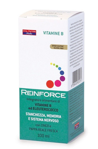Vital Factors - Reinforce Vitamine B Integratore Vitaminico Confezione 100 Ml