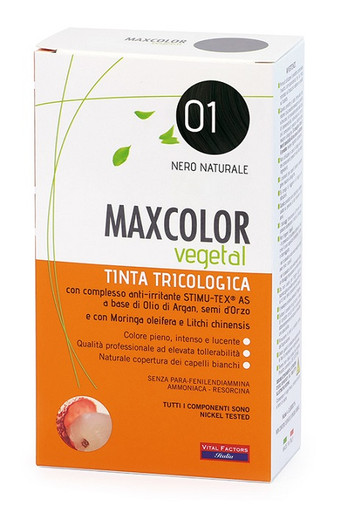 Vital Factors - MaxColor Vegetal Titura 01 Nero Confezione 1 Pezzo