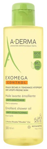 A-Derma - Exomega Control Olio Lavante Confezione 500 Ml