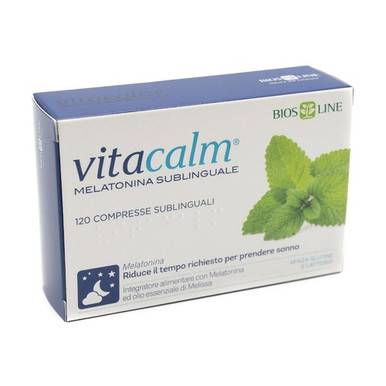 Bios Line - Vitacalm Melatonina Sublinguale Confezione 120 Compresse