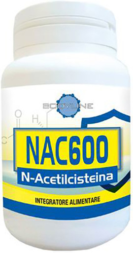 Bodyline - Nac 600 N-Acetilcisteina Integratore Antiossidante Confezione 60 Capsule