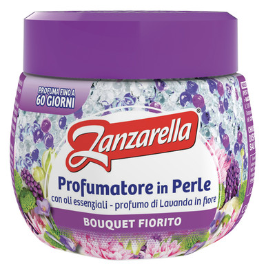 Zanzarella - Profumatore Ambiente in Perle Bouquet Fiorito Confezione 170 Gr