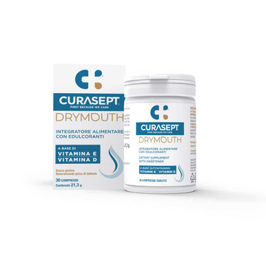 Curasept - Drymouth Integratore Utile Per Stimolare La Salivazione Confezione 30 Compresse (Scadenza Prodotto 03/2026)