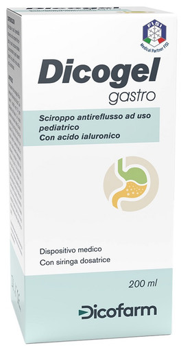 Dicofarm - Dicogel Gastro Integratore Reflusso per Bambini Confezione 200 Ml (Confezione Danneggiata)
