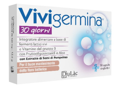 DuLac - Vivigermina 30 Giorni Integratore Fermenti Lattici Confezione 30 Capsule