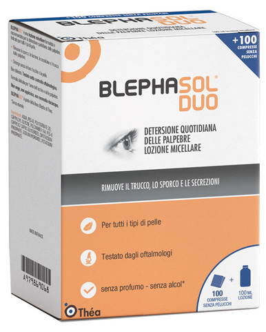 Blephasol - Duo Lozione Micellare per Palpebre Confezione 100 Ml +100 Garze