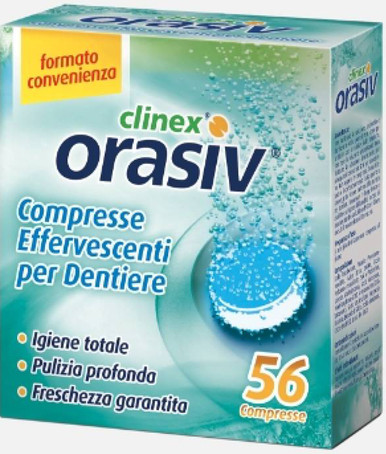 Nova Argentia - Orasiv Clinex Pulizia Dentiera Quotidiana Confezione 56 Compresse