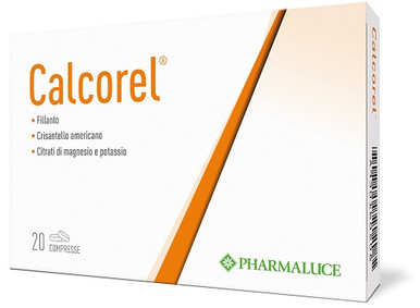 Pharmaluce - Calcorel Integratore Funzionalità delle Vie Urinarie Confezione 20 Compresse