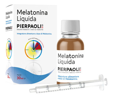 Pierpaoli - Melatonina Liquida Integratore Sonno Confezione 30 Ml