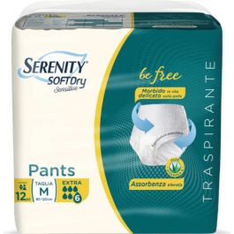 Serenity - SoftDry Sensitive Pants M Extra Pannolini Incontinenza Confezione 12 Pezzi