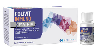 Smartfarma - Polivit Immuno Matrix Integratore Sistema Immunitario Confezione 10 Flaconcini