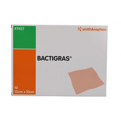 Smith & Nephew - Garze Bactigras 10x10 cm Confezione 10 Pezzi