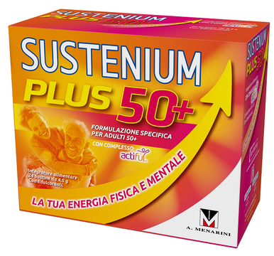 Sustenium - Plus 50+ Integratore Energizzante Adulti Confezione 24 Bustine
