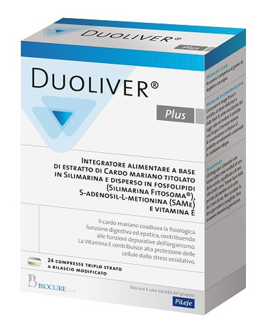 Biocure - Duoliver Plus Integratore Alimentare Confezione 24 Compresse