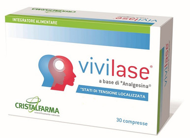 Cristalfarma - Vivilase Integratore Tensione Localizzata Confezione 30 Compresse