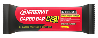 Enervit - Carbo Bar C2:1PRO Brownie Confezione 50 Gr (Scadenza Prodotto 03/2026)