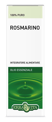 Erba Vita - Olio Essenziale di Rosmarino Coadiuvante della Digestione Confezione 10 Ml