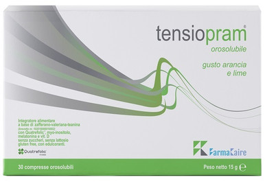 Farmacare - Tensiopram Orosolubile Integratore Stanchezza Fisica E Mentale Confezione 30 Compresse