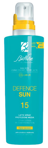 Bionike - Defence Sun Latte Solare Spray SPF15 Confezione 200 Ml