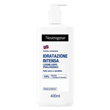 Neutrogena - Idratazione Intensa Lozione Corpo Ipoallergenica Confezione 400 Ml