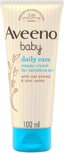 Aveeno - Baby Nappy Cream Crema Pannolino Lenitiva Confezione 100 Ml
