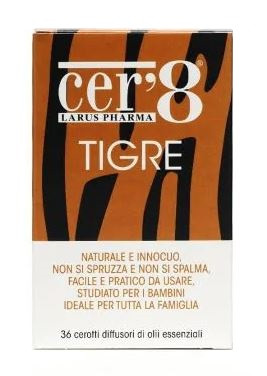 Cer8 - Cerotto Antizanzare Tigre Neonati Bambini Adulti Confezione 36 Pezzi