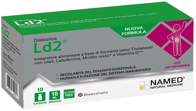 Named - Disbioline Ld2 Integratore Fermenti Lattici Confezione 10 Flaconcini