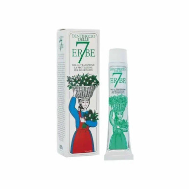 Zeta - 7 Erbe Dentifricio per Sensazione di Freschezza Confezione 50 Ml