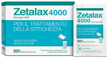 Zetalax - 4000 Trattamento della Stitichezza Confezione 20 Bustine