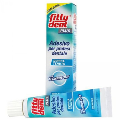 Fittydent - Plus Pasta Adesiva per Protesi Dentale Confezione 40 Gr